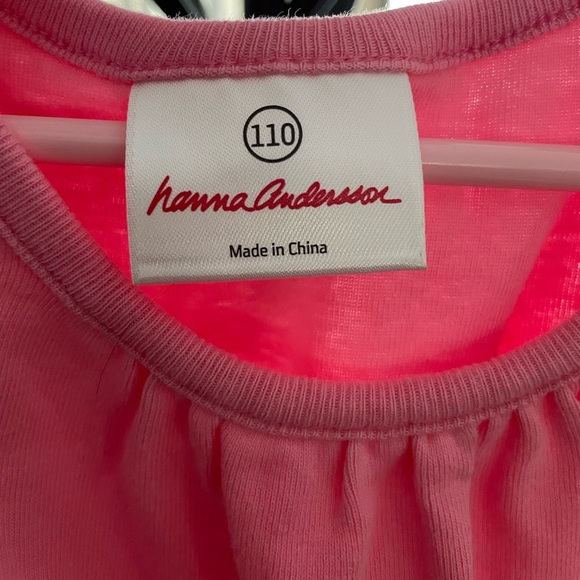 Hanna Andersson Sweet Pink & Striped Knit Dress with Pockets - Picture 3 of 5